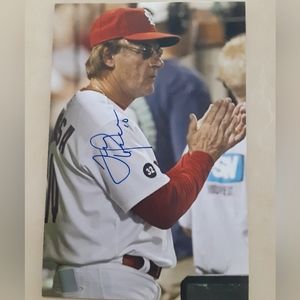 Cardinals Tony Larussa signed photo MLB autograph